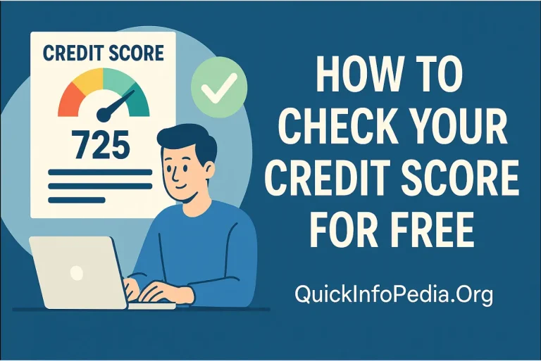 free credit score check