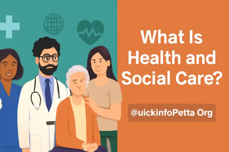 definition of health and social care