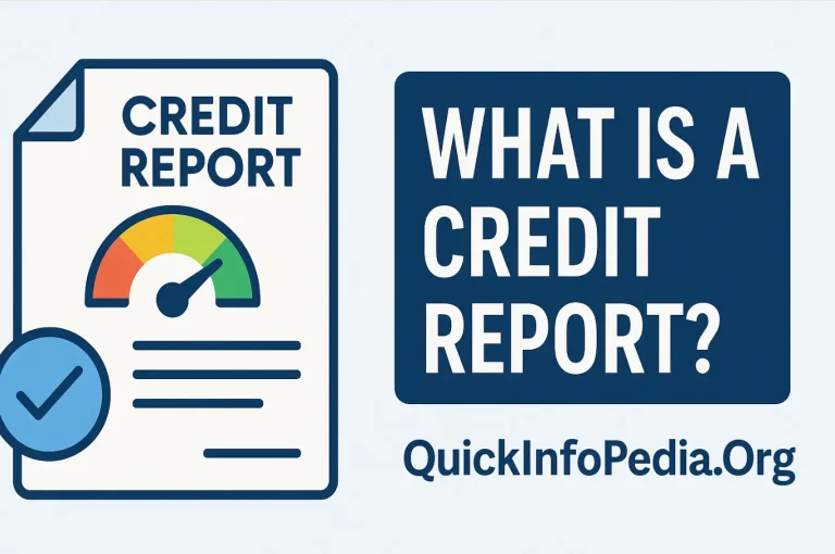 credit report explained
