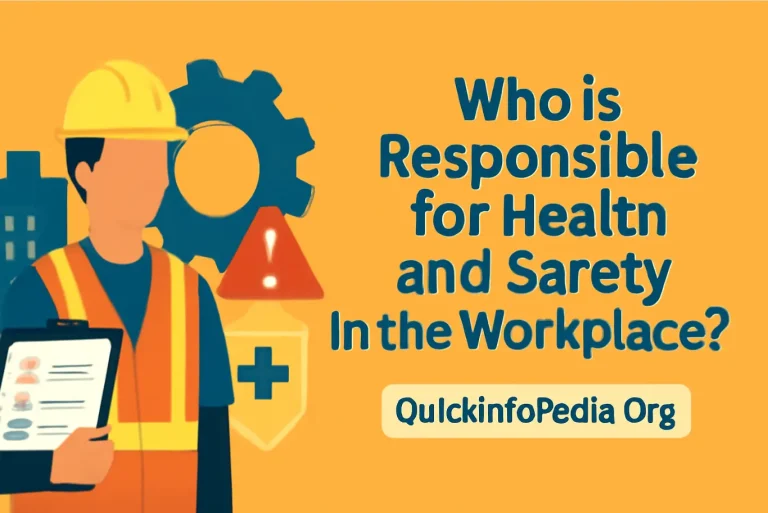 responsibility for workplace health and safety