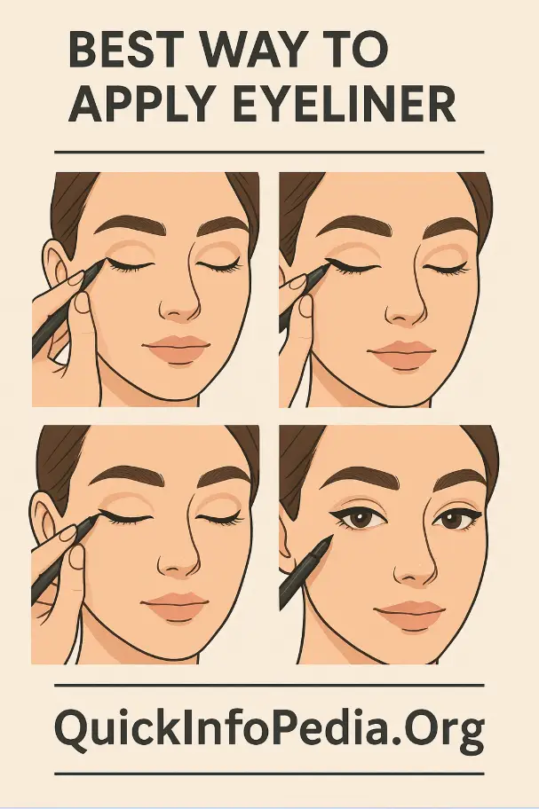 eyeliner techniques step by step