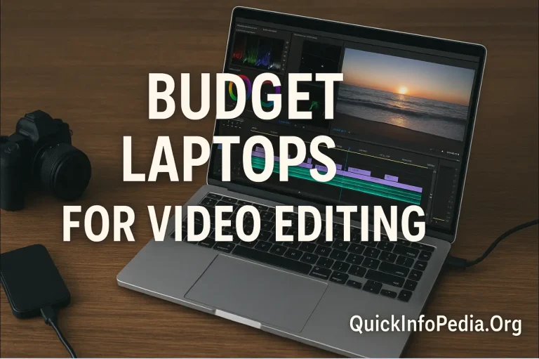 Affordable laptops for video editing