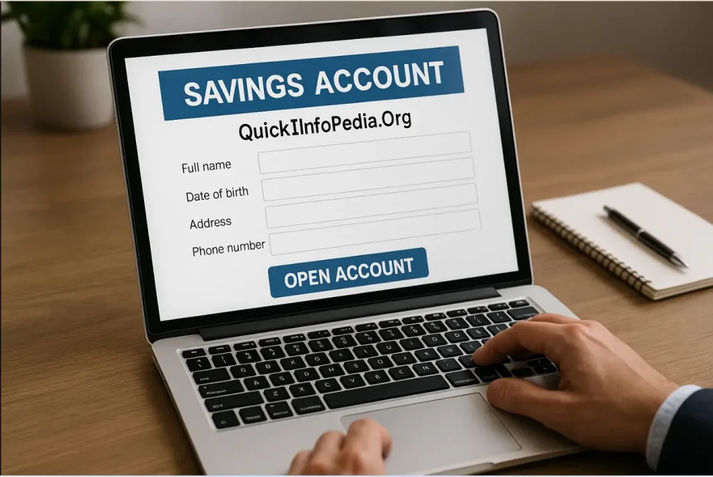 how to open a bank savings account