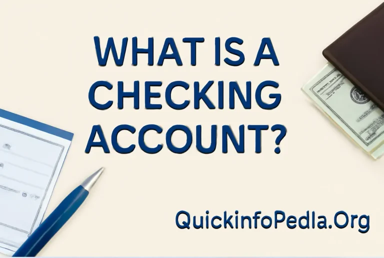 checking account definition